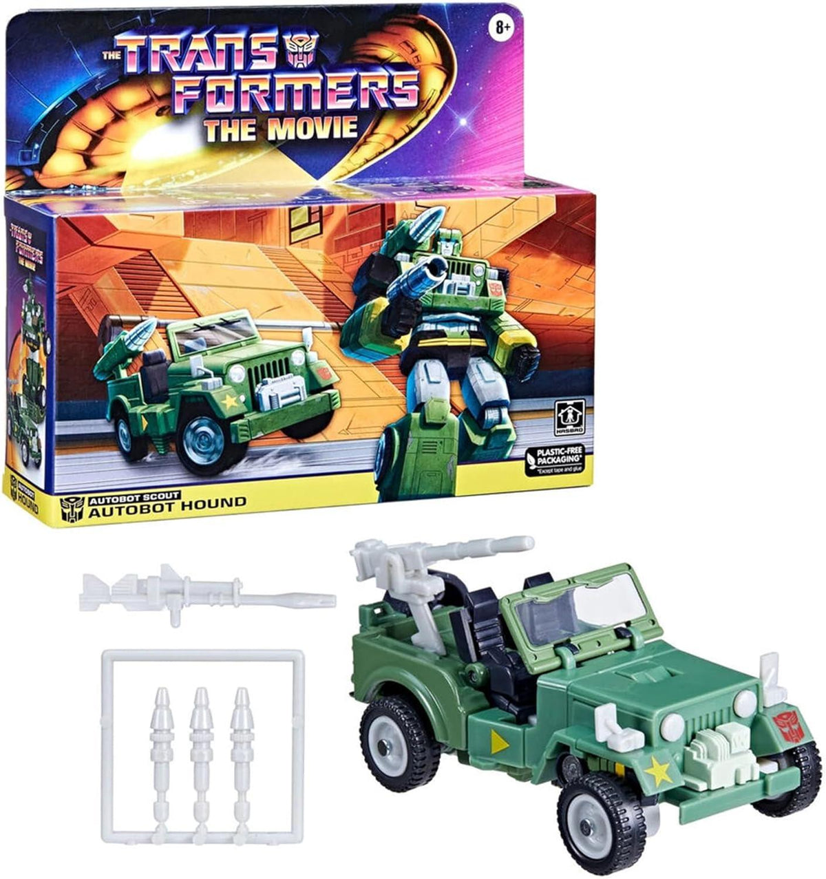 Transformers Retro The Transformers: The Movie Autobot Hound - ToyRift