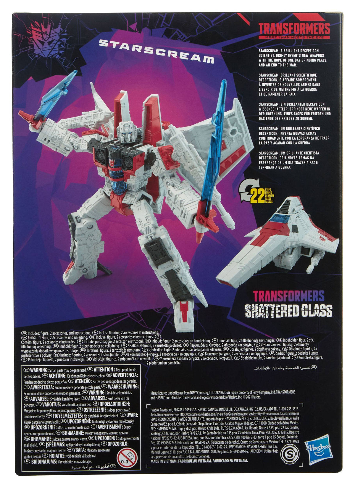Transformers: Shattered Glass Voyager Class Action Figure Starscream