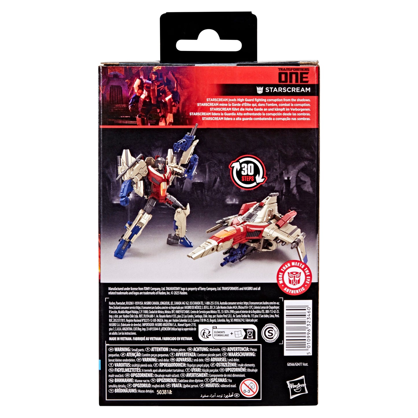 Transformers One Studio Series Deluxe Class Action Figure Starscream