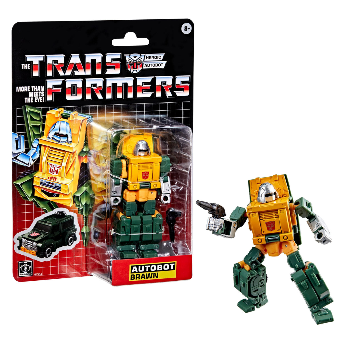 The Transformers Retro G1 Action Figure Autobot Brawn 13 cm
