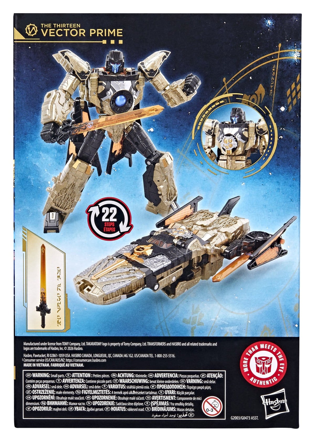 Transformers Age of the Primes Voyager Class Action Figure The Thirteen Vector Prime