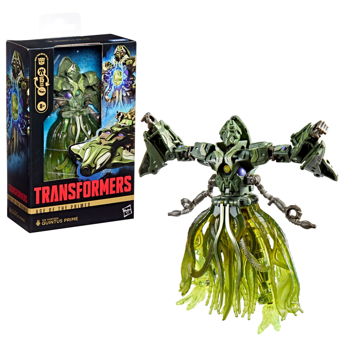 Transformers Age of the Primes Deluxe Class Action Figure The Thirteen: Quintus Prime