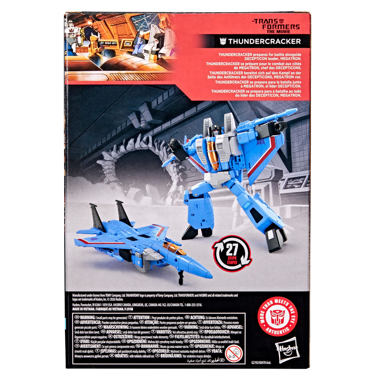 The Transformers: The Movie Studio Series Voyager Class Action Figure Thundercracker
