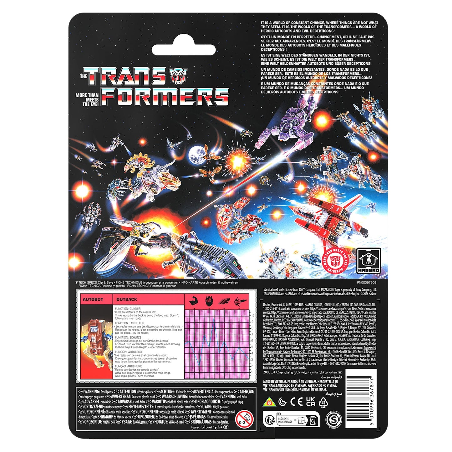 The Transformers Retro G1 Action Figure Autobot Outback