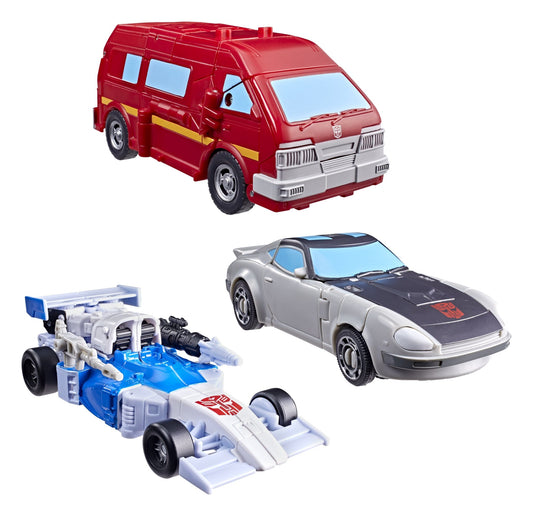 Transformers Age of the Primes Action Figure 3-Pack Autobot Mirage & Bluestreak & Ironhide