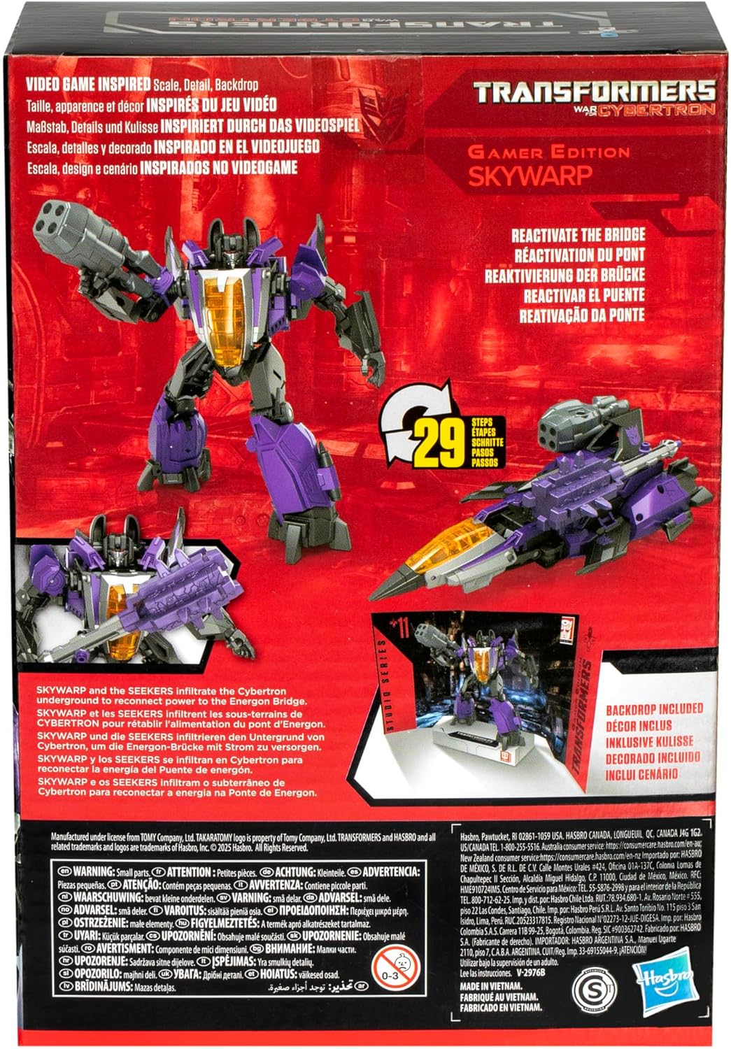 Transformers Studio Series Voyager Class Transformers: War for Cybertron 11 Skywarp