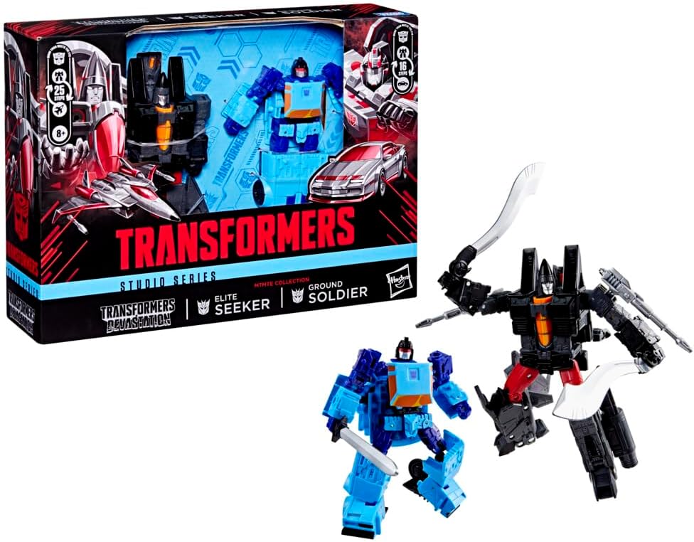Transformers Studio Series MTMTE Collection Deluxe Class - Devastation Ground Soldier and Elite Seeker