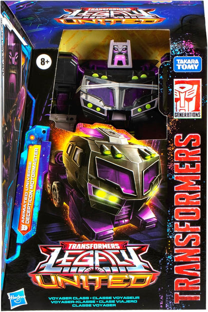 Transformers Legacy United Voyager Class Animated Universe Decepticon Motormaster