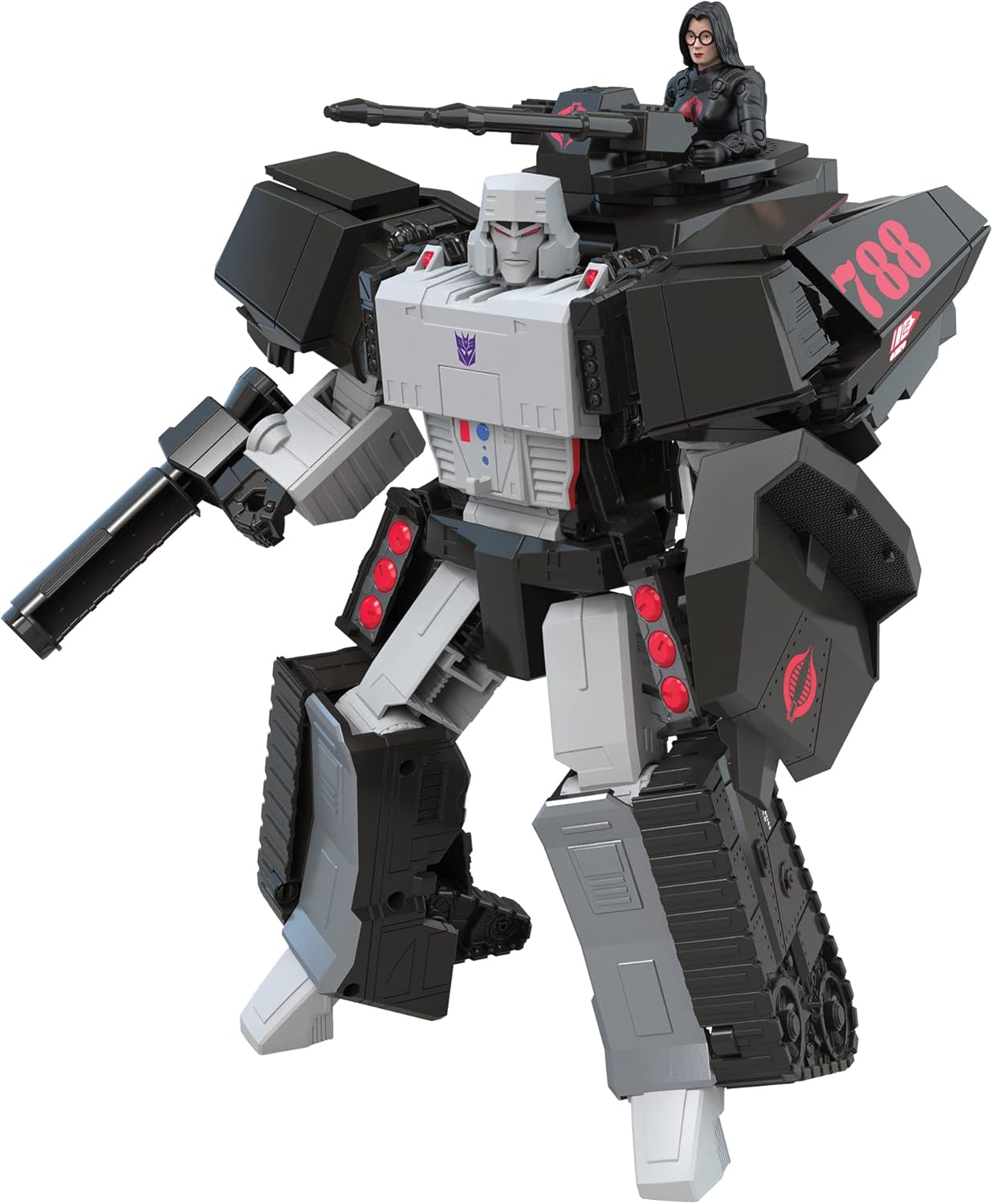 Transformers Collaborative G.I. Joe x Transformers Megatron H.I.S.S. Tank & Baroness