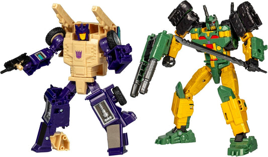 Transformers Legacy United Doom ‘n Destruction Collection, Bludgeon & Rukus, Mayhem Attack Squad Converting Action Figure 2-Pack