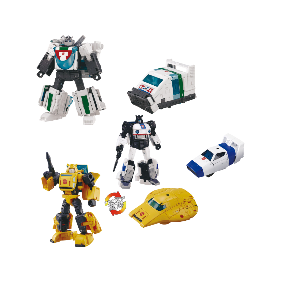 Transformers Dramatic Capture Series Action Figure 3-Pack Cybertron Chase