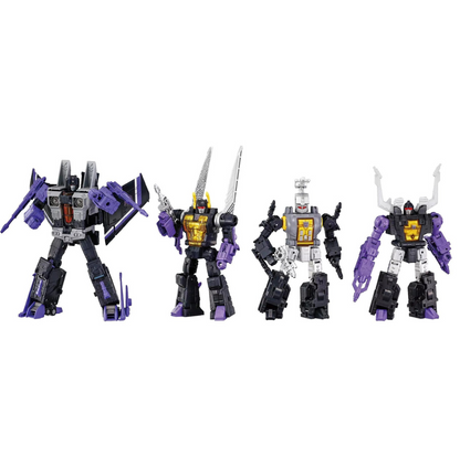Transformers Dramatic Capture Series Action Figure 4-Pack Decepticons Part 2