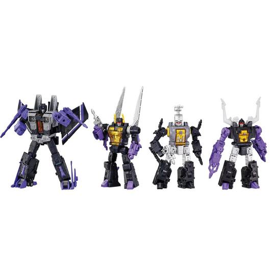 Transformers Dramatic Capture Series Action Figure 4-Pack Decepticons Part 2