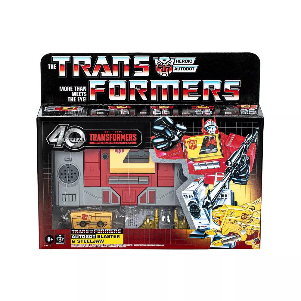 Transformers: Retro 40th Anniversary Autobot Blaster & Steeljaw