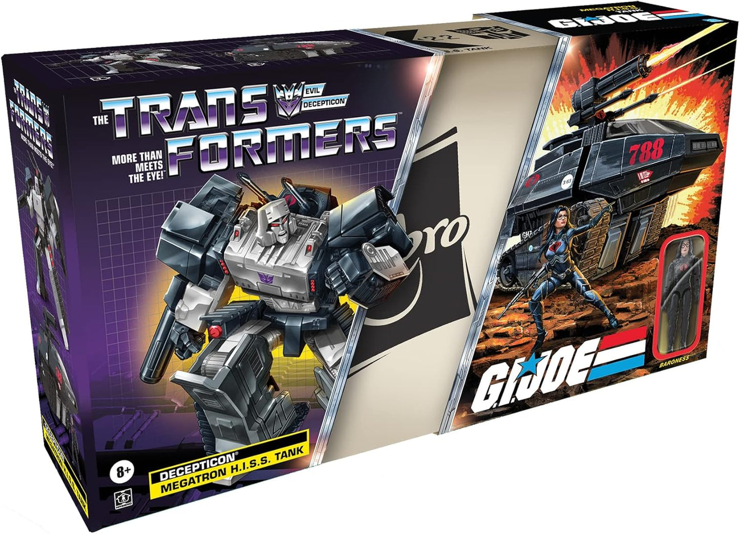 Transformers Collaborative G.I. Joe x Transformers Megatron H.I.S.S. Tank & Baroness