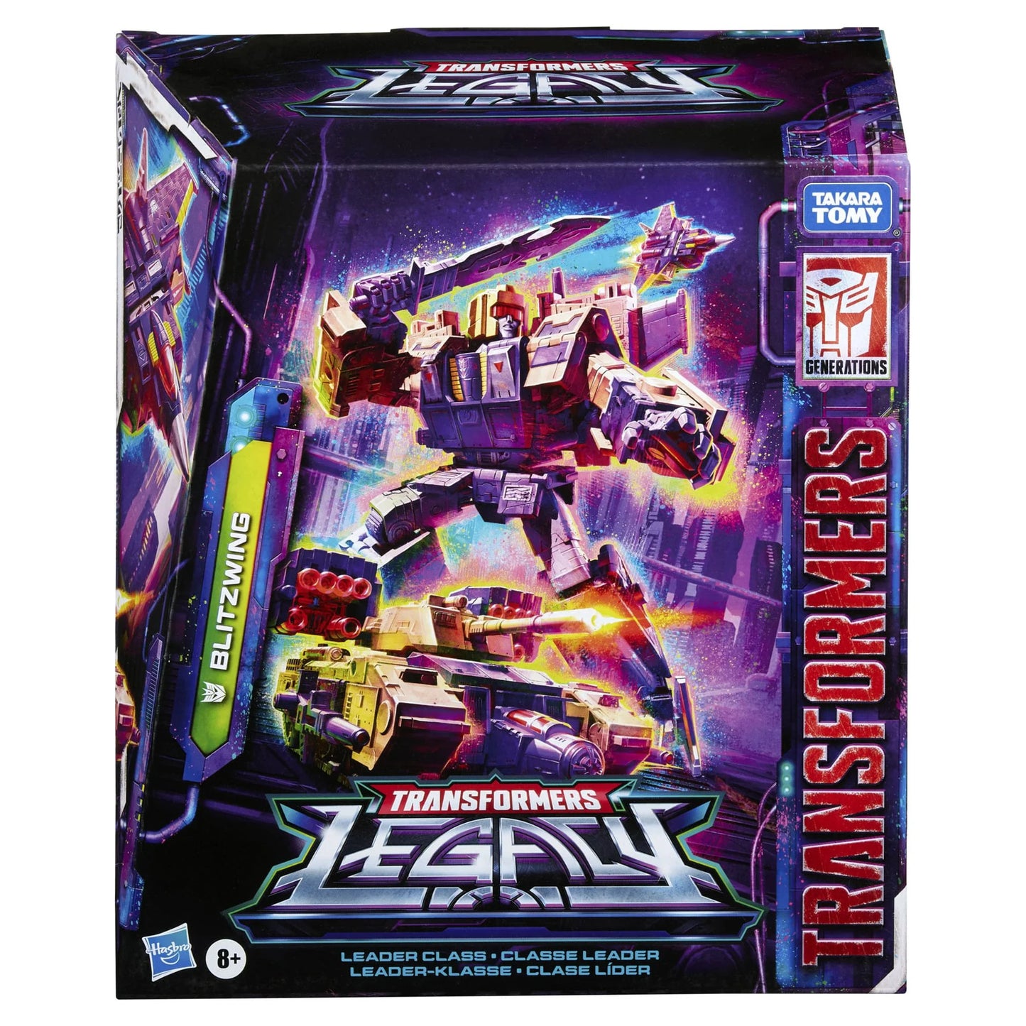 Transformers Legacy Evolution Leader Blitzwing Converting Action Figure