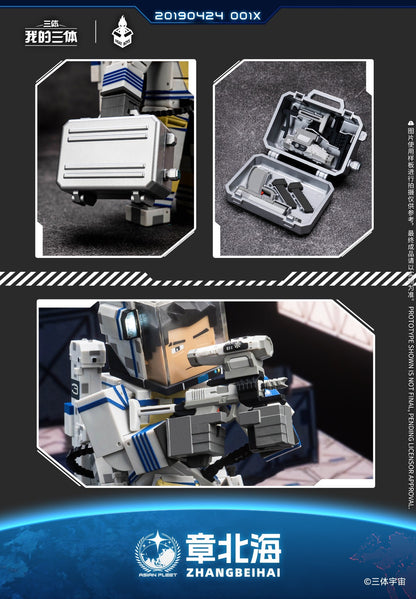 My Three Body Season 3 Zhang Beihai spacesuit action figure