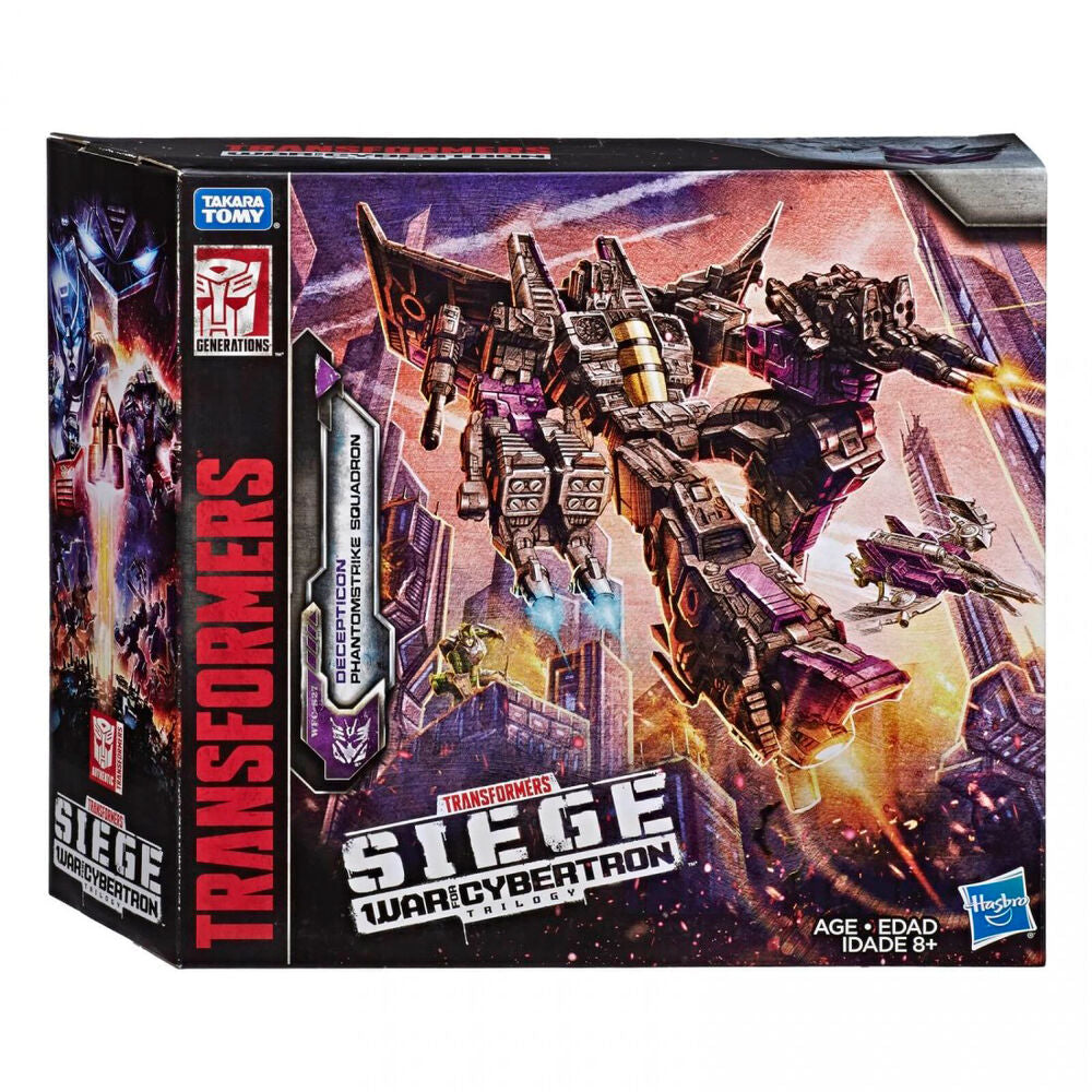 Transformers War for Cybertron Voyager WFC-S27 Decepticon Phantomstrike Squadron 4-Pack - Final Strike Figure Series: Part 2