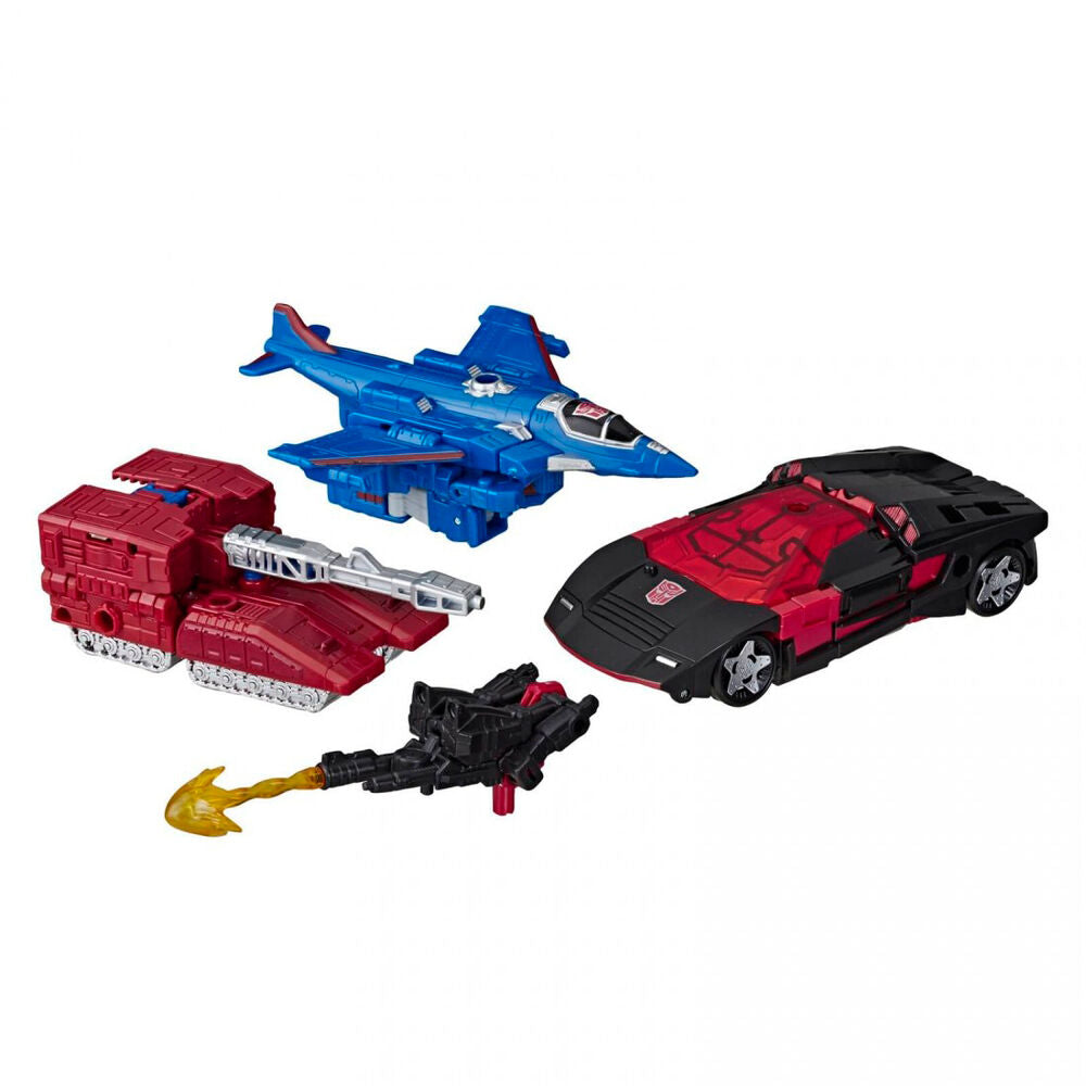Transformers War for Cybertron Deluxe WFC-S26 Autobot Alphastrike Counterforce 3-Pack - Final Strike Figure Series: Part 1