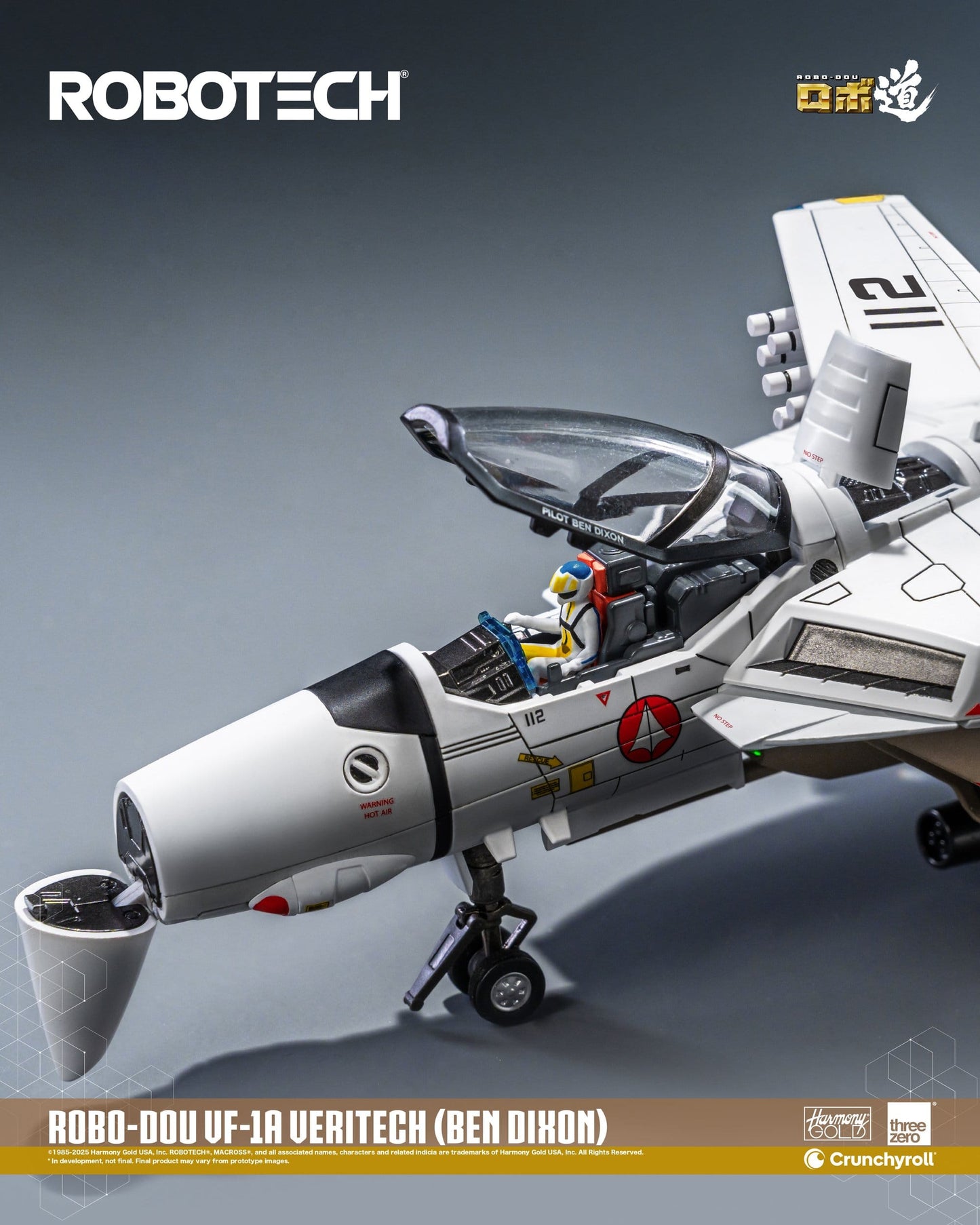 Robotech Action Figure ROBO-DOU VF-1A Veritech (Ben Dixon) 20 cm
