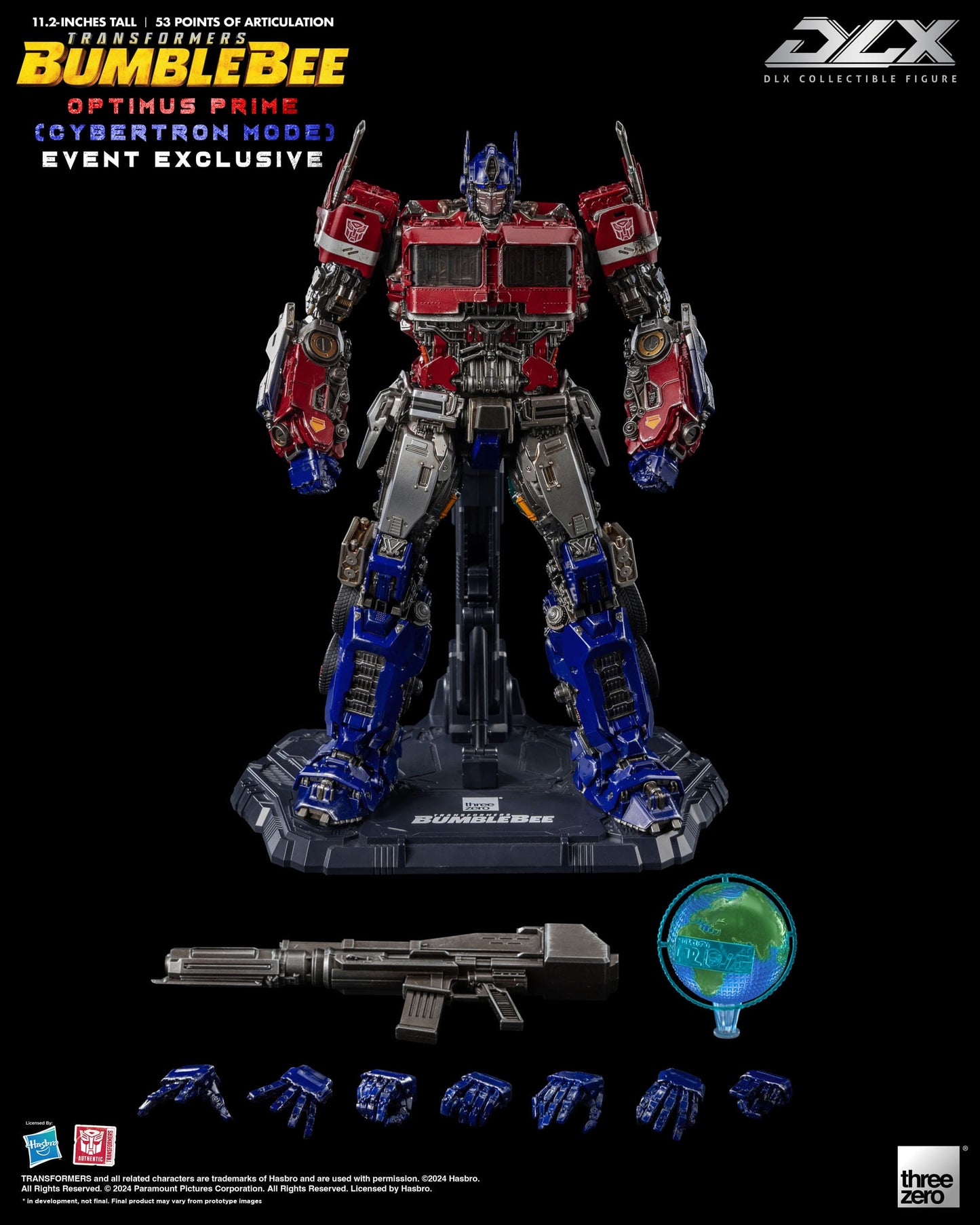 Transformers: Bumblebee DLX Action Figure 1/6 Optimus Prime Cybertron Mode 28 cm