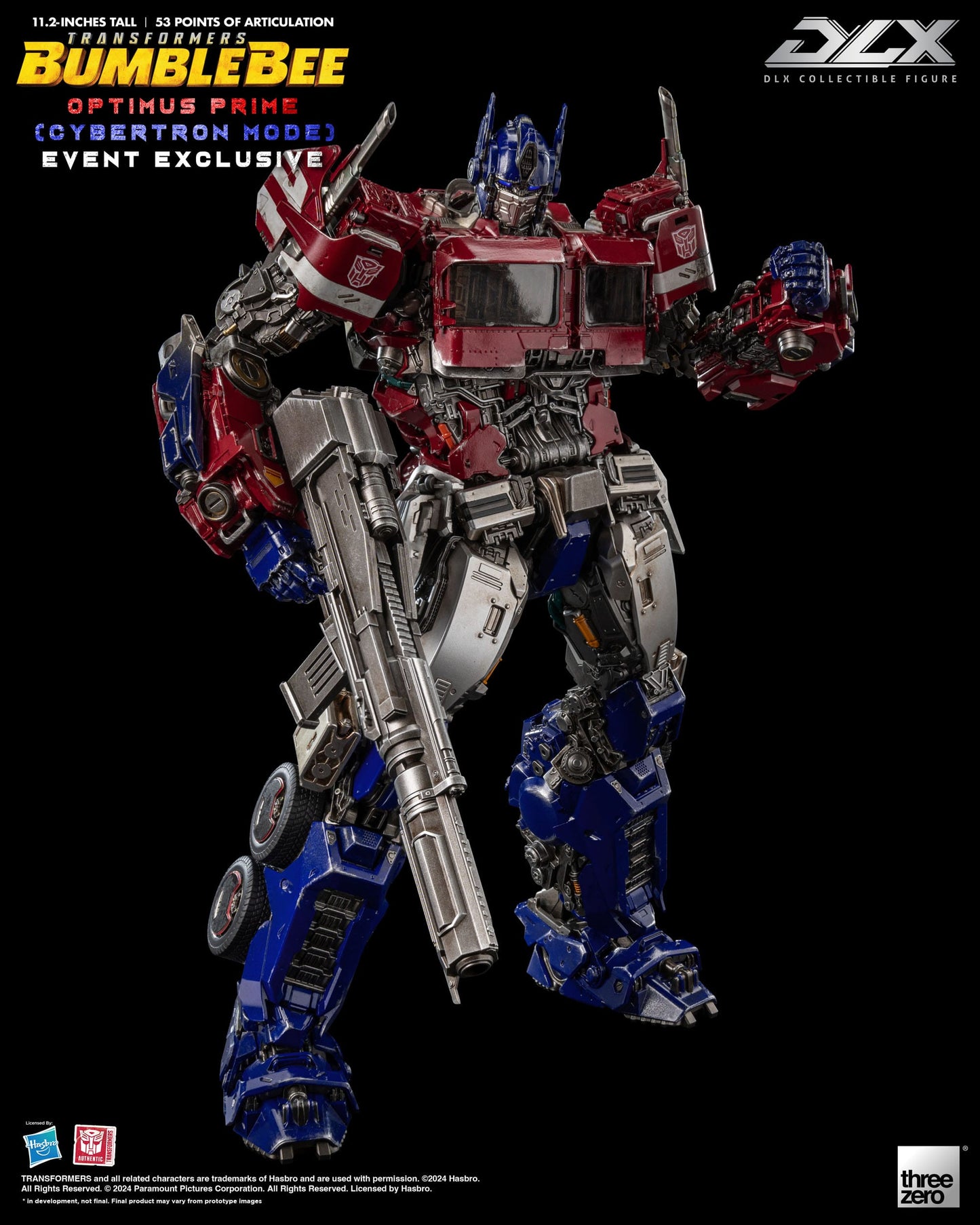 Transformers: Bumblebee DLX Action Figure 1/6 Optimus Prime Cybertron Mode 28 cm