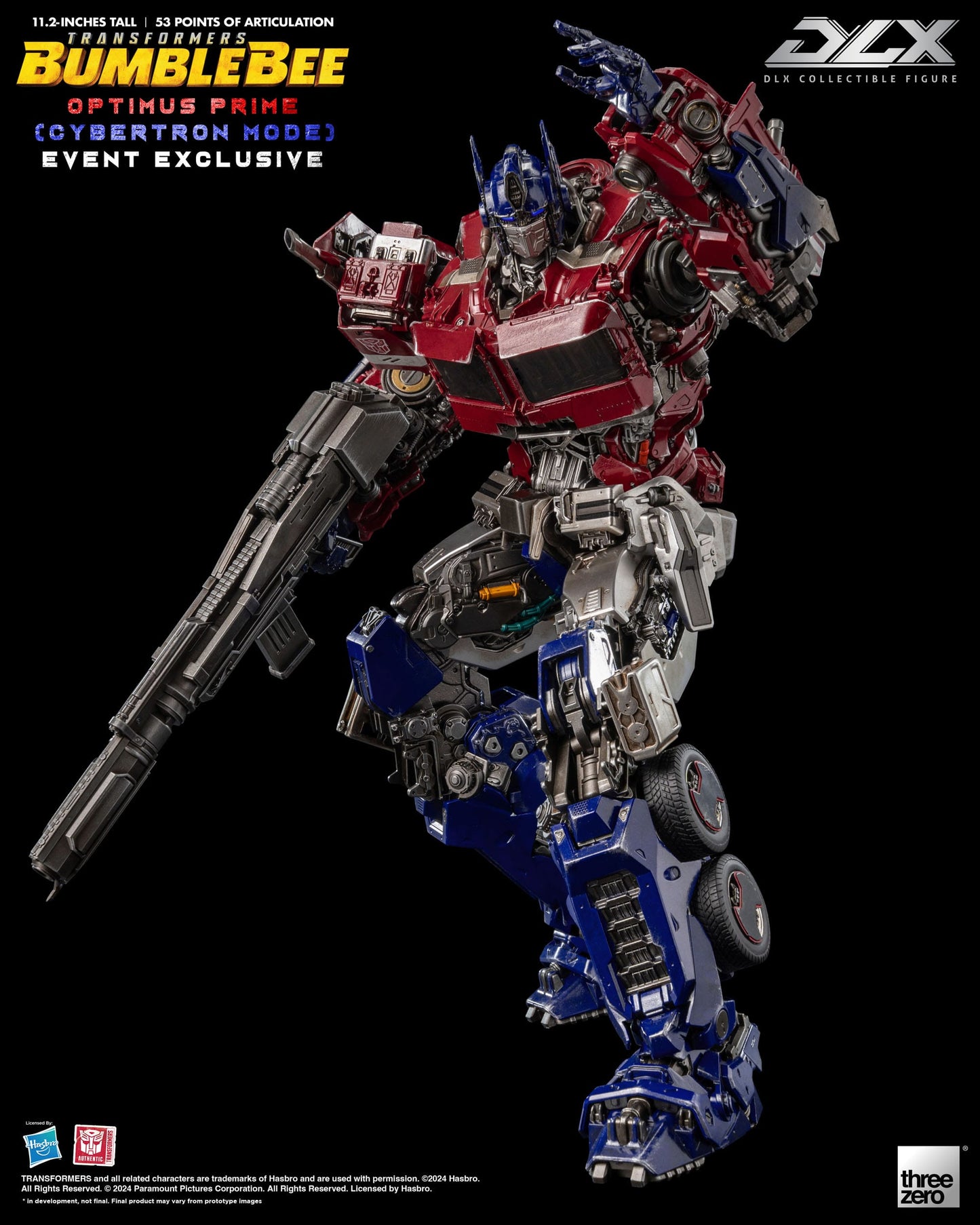 Transformers: Bumblebee DLX Action Figure 1/6 Optimus Prime Cybertron Mode 28 cm