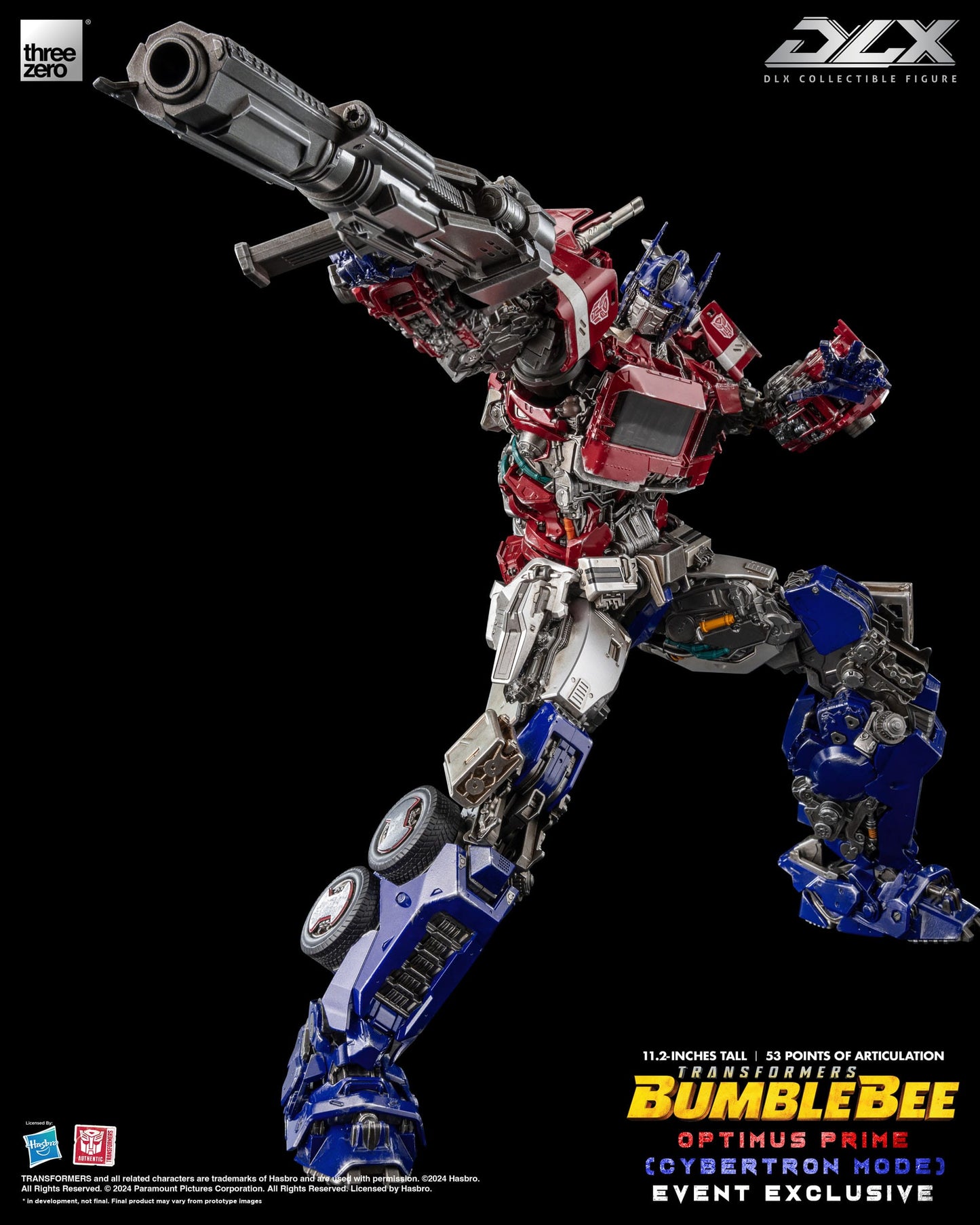 Transformers: Bumblebee DLX Action Figure 1/6 Optimus Prime Cybertron Mode 28 cm