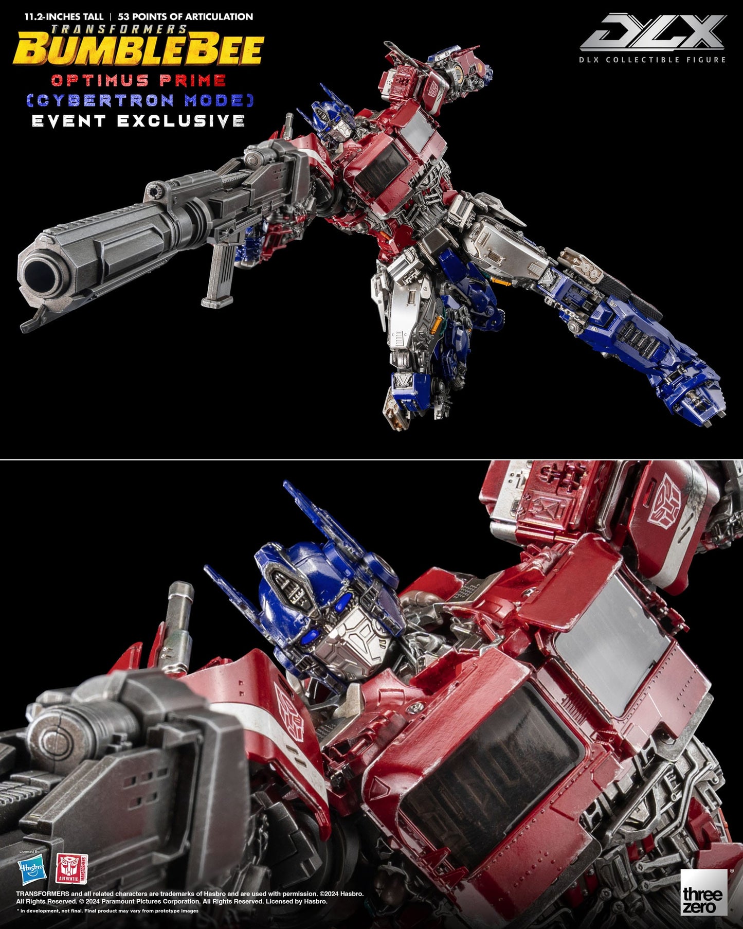 Transformers: Bumblebee DLX Action Figure 1/6 Optimus Prime Cybertron Mode 28 cm