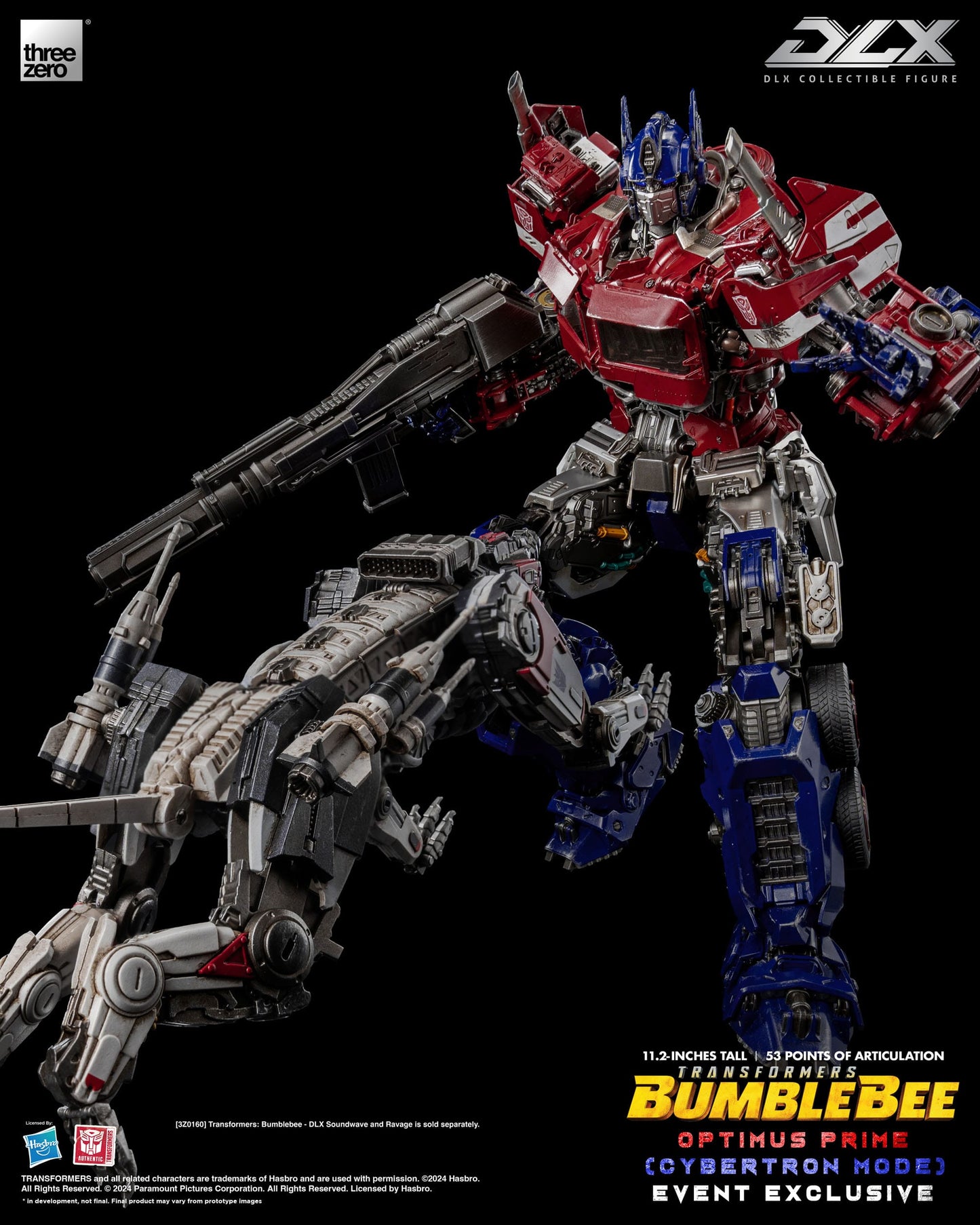 Transformers: Bumblebee DLX Action Figure 1/6 Optimus Prime Cybertron Mode 28 cm