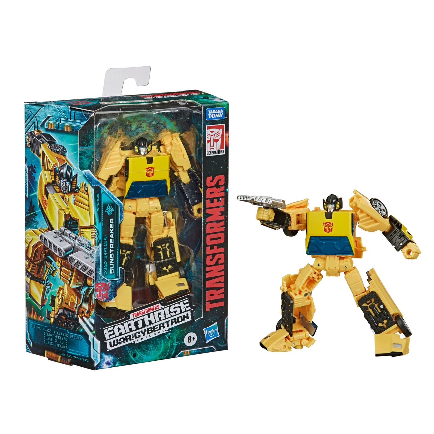 Transformers Generations War for Cybertron: Earthrise Deluxe Class Action Figure Sunstreaker