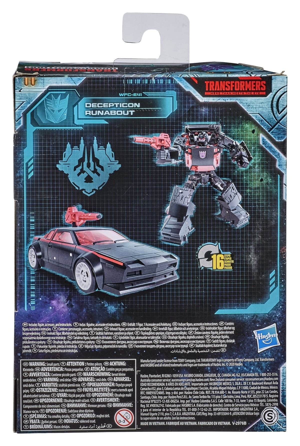 Transformers Generations War for Cybertron: Earthrise Deluxe Class Action Figure Decepticon Runabout WFC-E41
