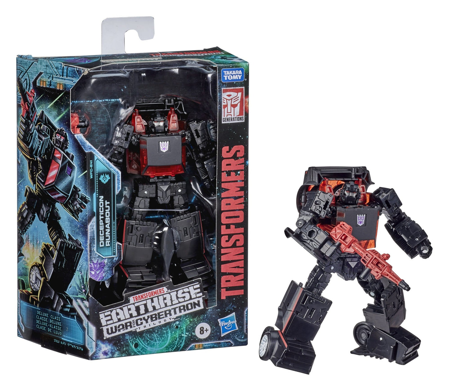 Transformers Generations War for Cybertron: Earthrise Deluxe Class Action Figure Decepticon Runabout WFC-E41