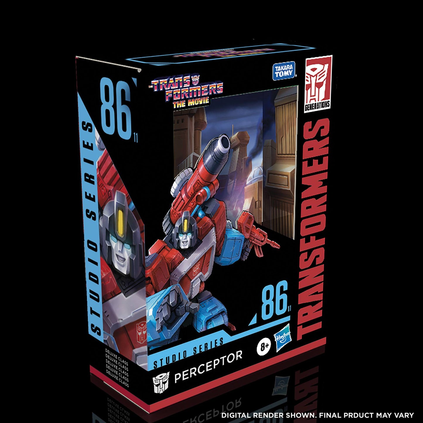 Transformers Toys Studio Series 86-11 Deluxe Class The The Movie Perceptor