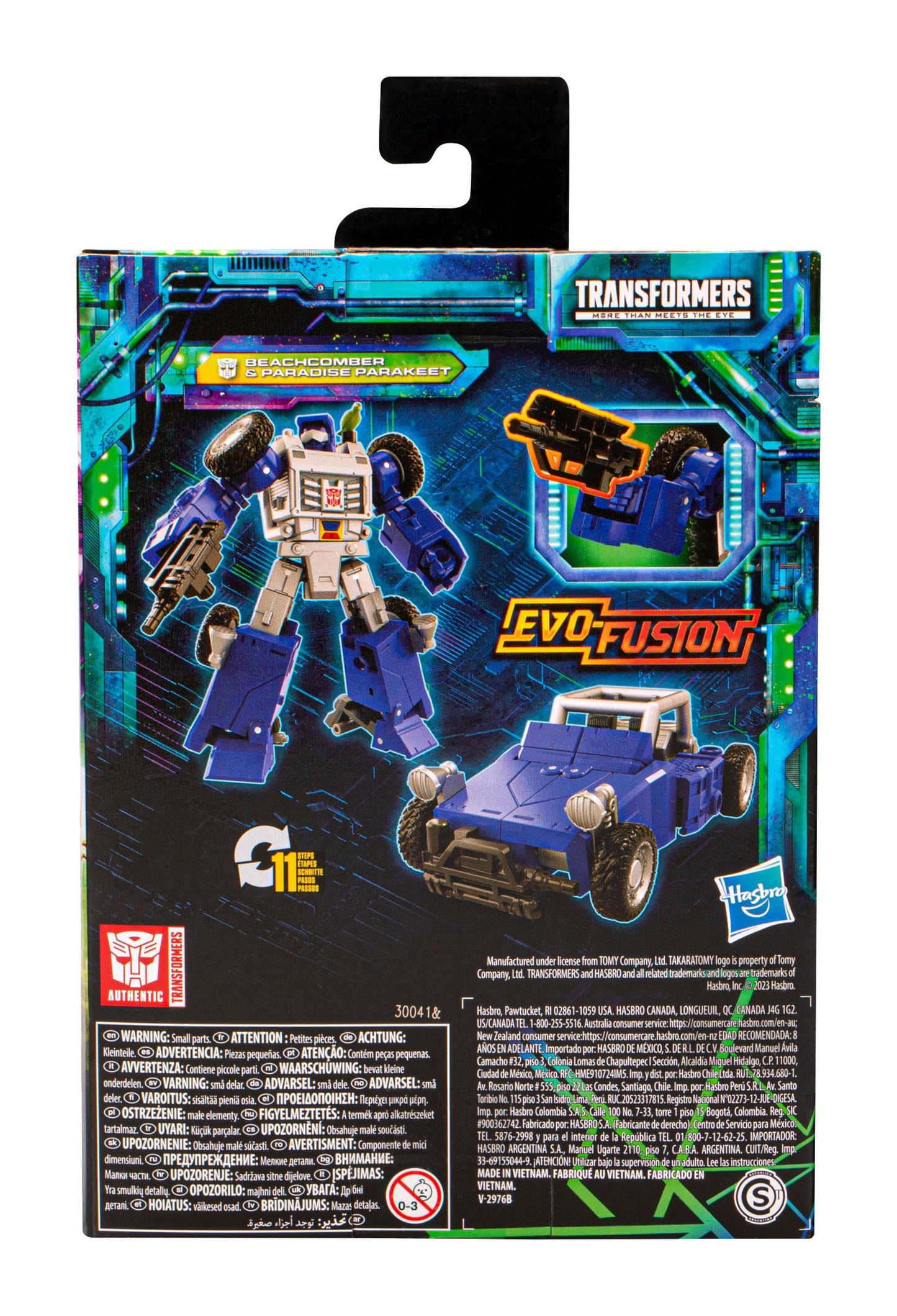 Transformers Legacy Evolution Beachcomber & Paradise Parakeet figure