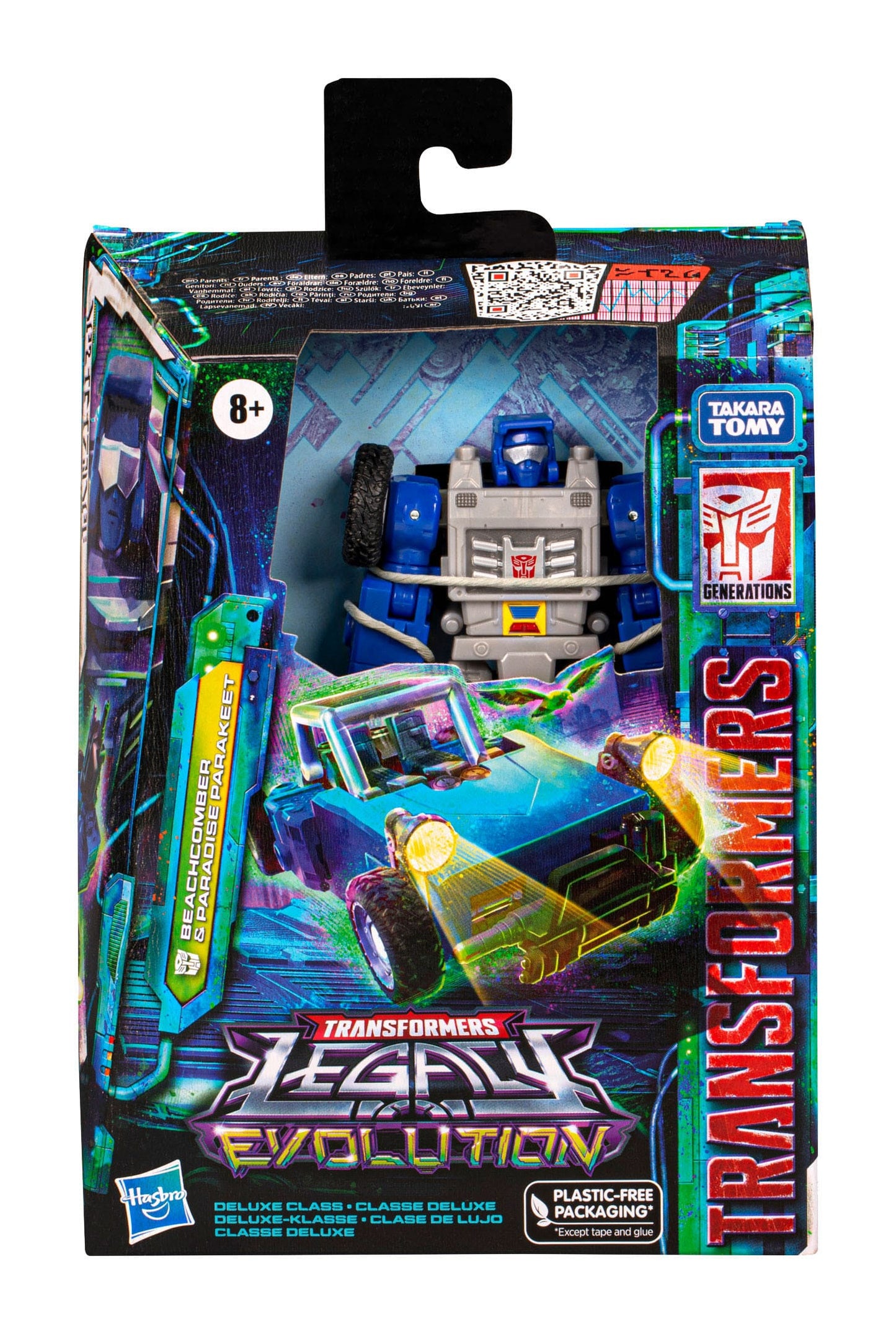 Transformers Legacy Evolution Beachcomber & Paradise Parakeet figure
