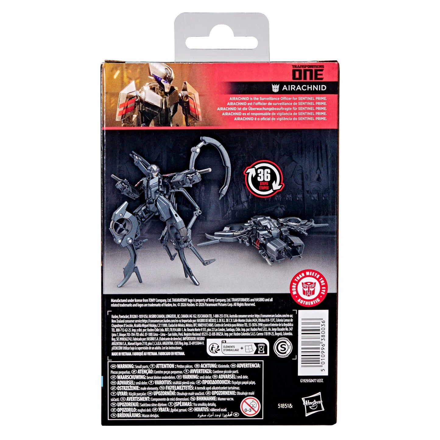 Transformers One Studio Series Deluxe Class Action Figure Airachnid
