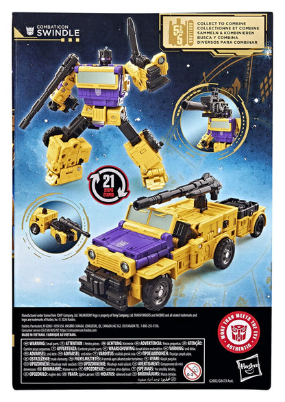 Transformers Age of the Primes Voyager Class Action Figure Combaticon Swindle