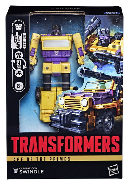 Transformers Age of the Primes Voyager Class Action Figure Combaticon Swindle