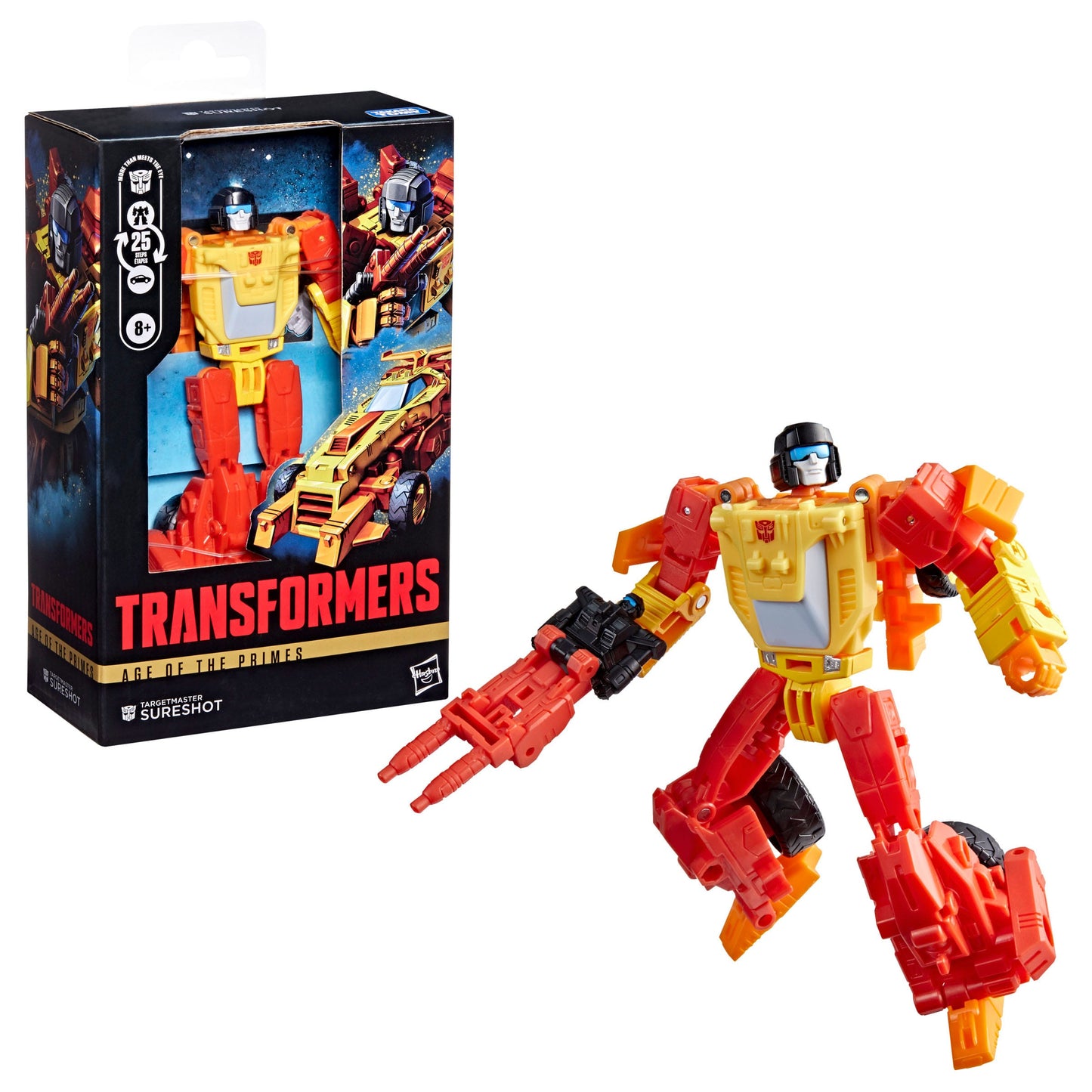 Transformers Age of the Primes Deluxe Class Action Figure Targetmaster Sureshot