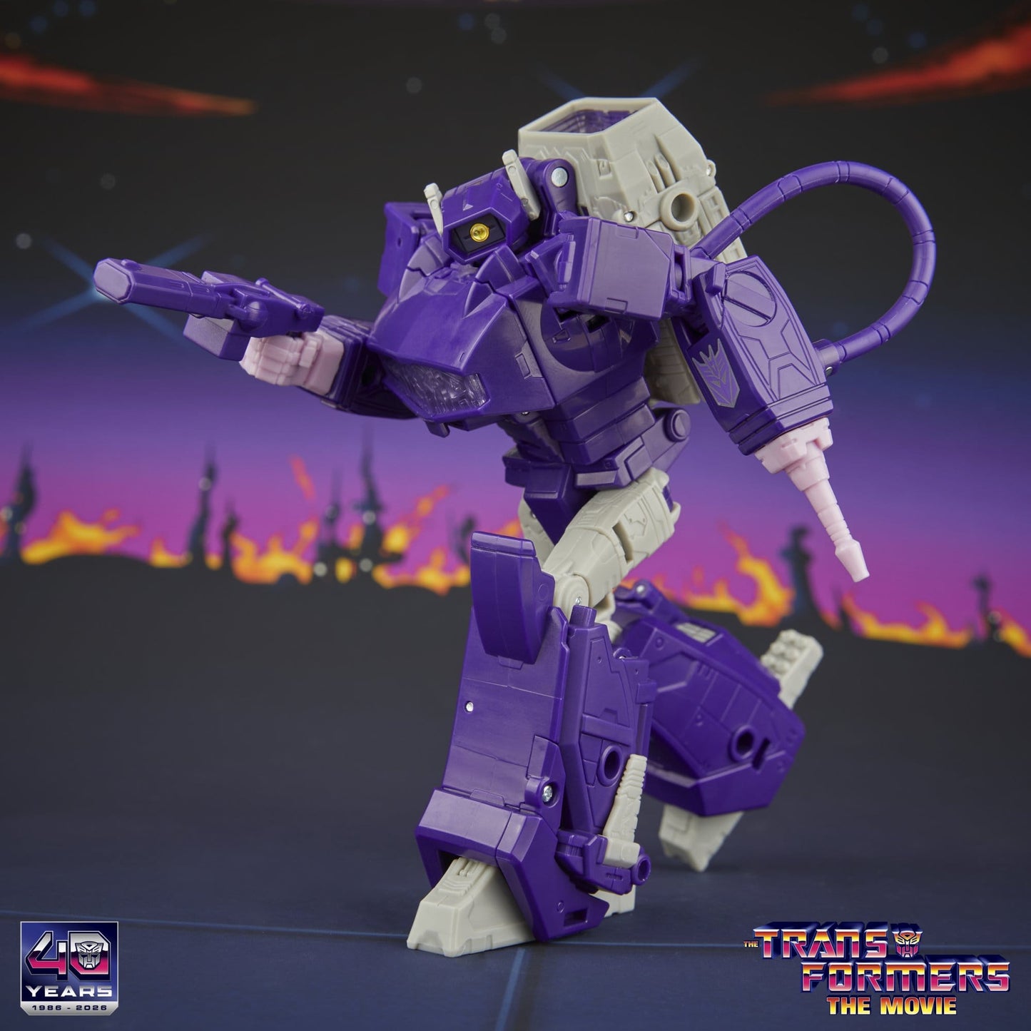 The Transformers: The Movie Studio Series Voyager Class Action Figure Shockwave