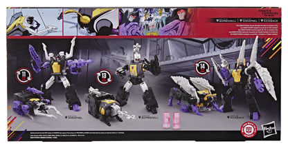 The Transformers The Movie Studio Series Deluxe Class Action Figure 3-Pack Insecticon Bombshell, Shrapnel & Kickback