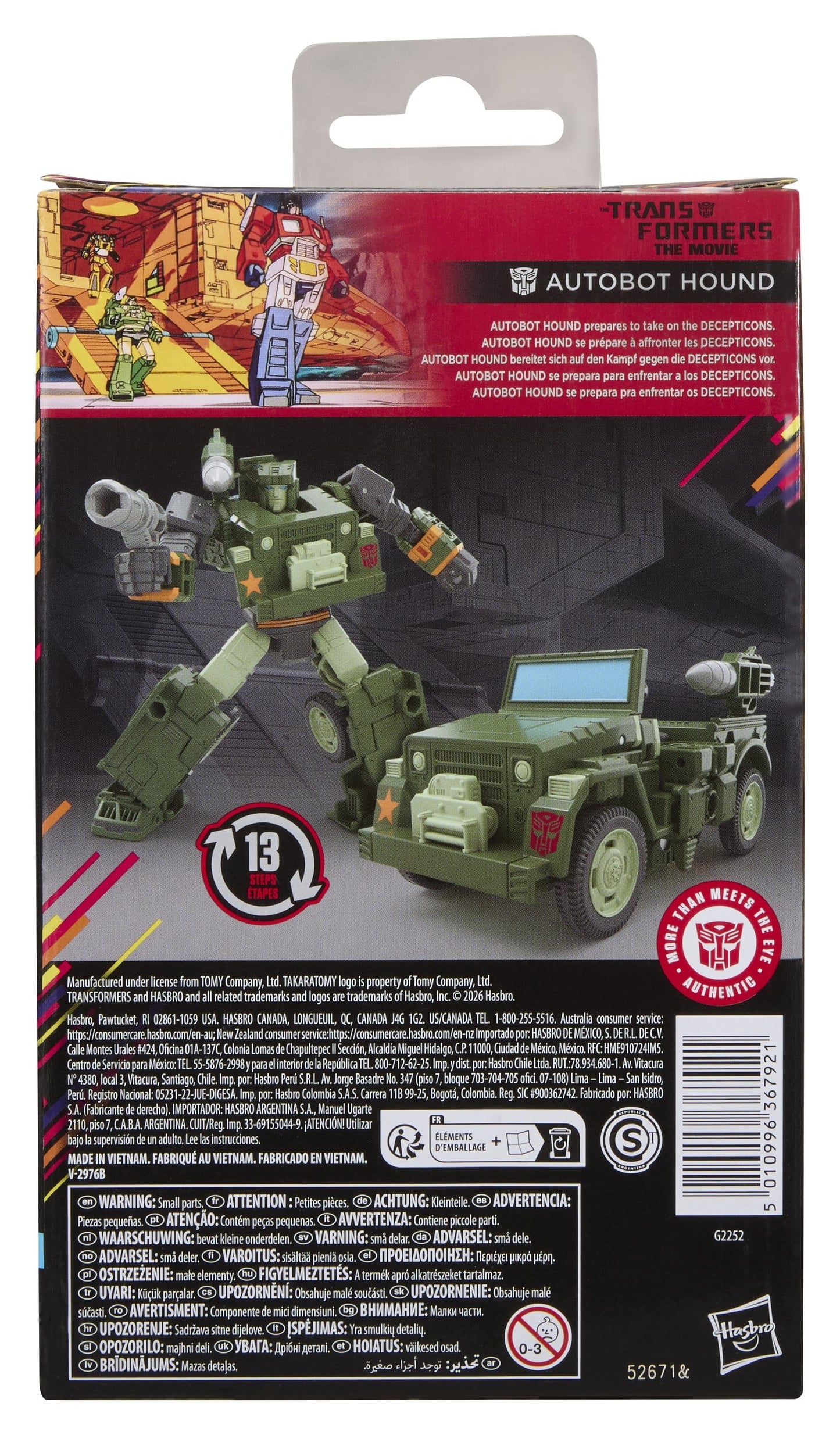 Transformers Studio Series MTMTE Collection The Transformers : The Movie Deluxe Class Autobot Hound