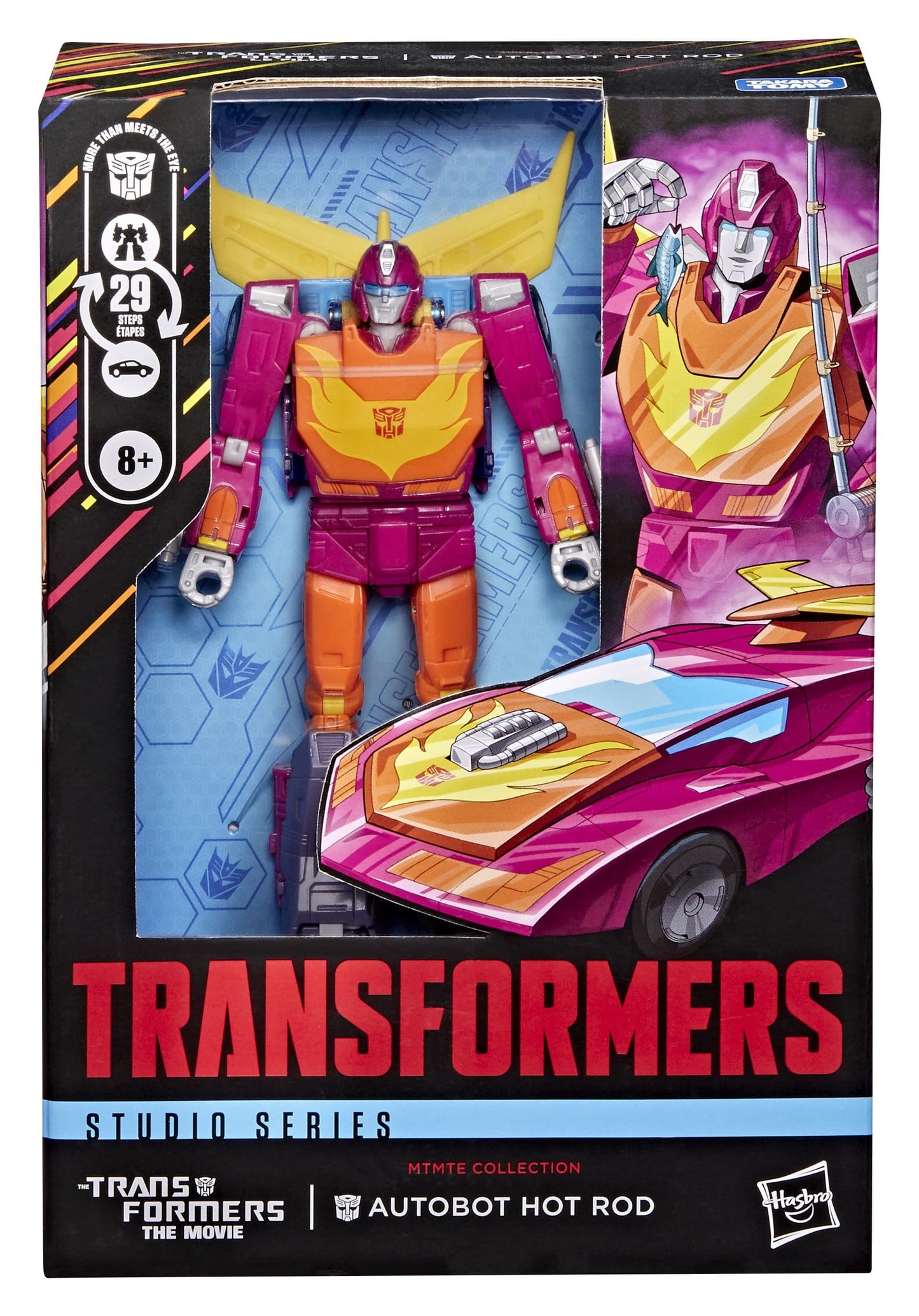 Transformers Studio Series MTMTE Collection The Transformers: The Movie Voyager Class Autobot Hot Rod