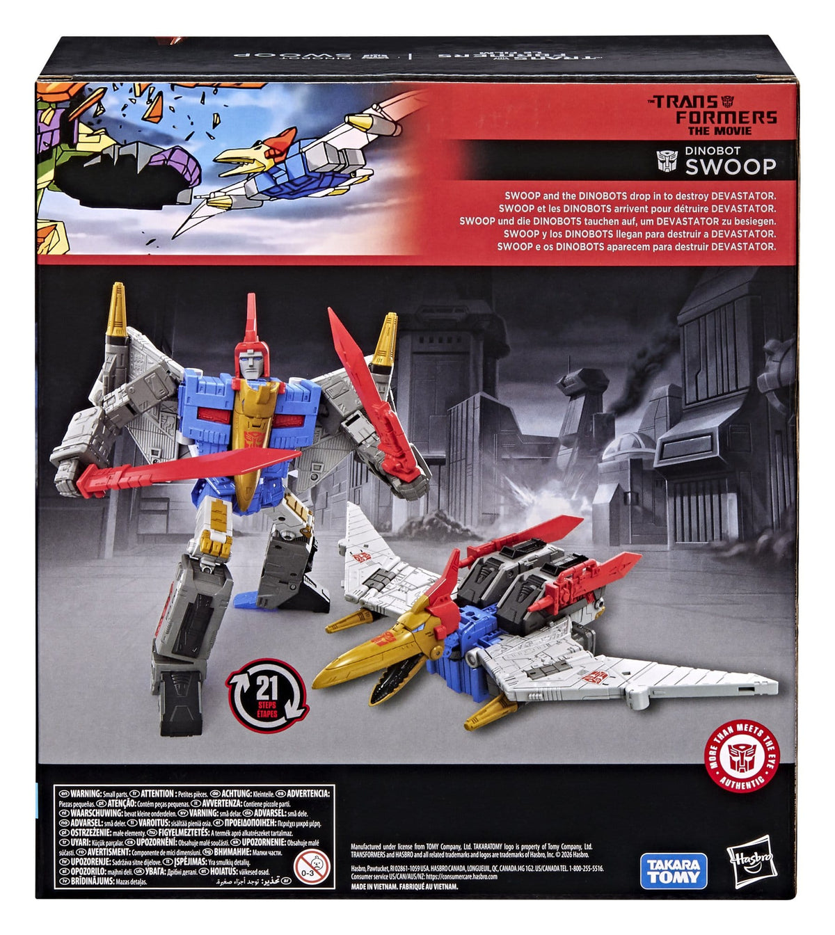 The Transformers: The Movie Studio Series Leader Class Action Figure Dinobot Swoop