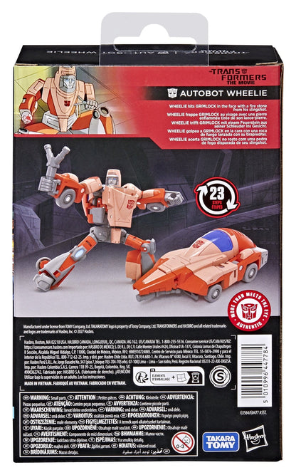 The Transformers: The Movie Transformers Studio Series Deluxe Class Action Figure Autobot Wheelie