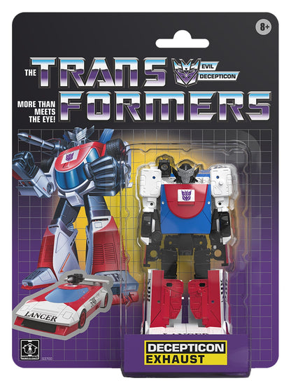 Transformers Retro G1 Action Figure Decepticon Exhaust